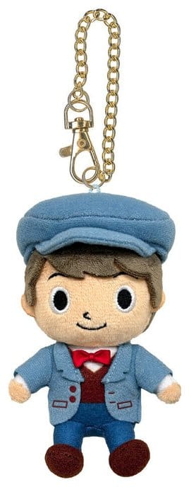 Professor Layton and the New World of Steam Plush Keychain Luke Metal 11 cm