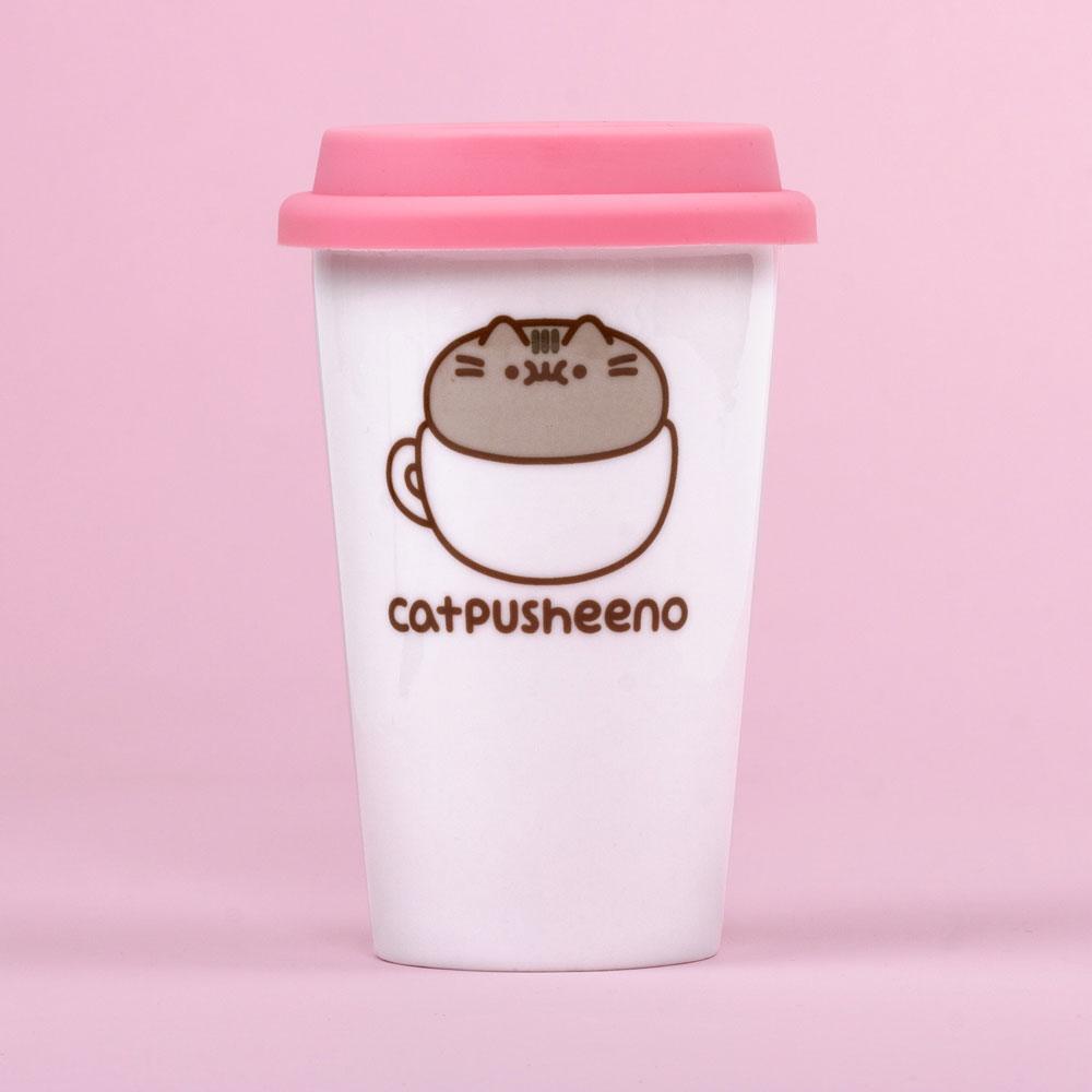 Thumbs Up Pusheen Travel Mug Catpusheeno thumbs up kopen in de aanbieding