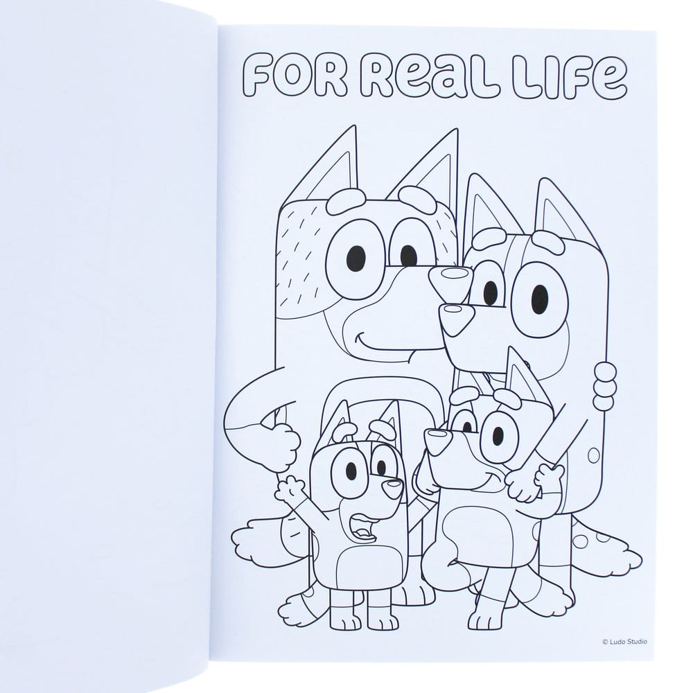 Bluey Colouring Book A4 & Sticker Set [3]