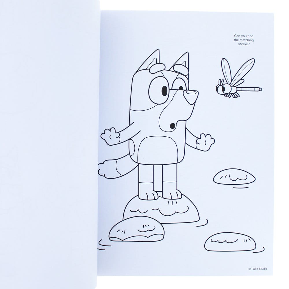 Bluey Colouring Book A4 & Sticker Set [4]