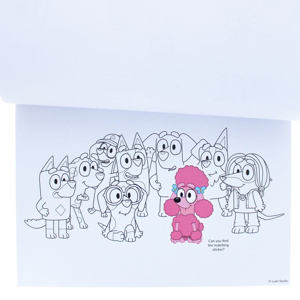 Bluey Colouring Book A4 & Sticker Set [5]