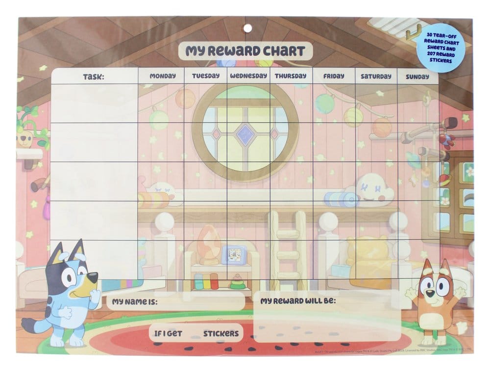 PRECOMENZI - Bluey Reward Chart Set