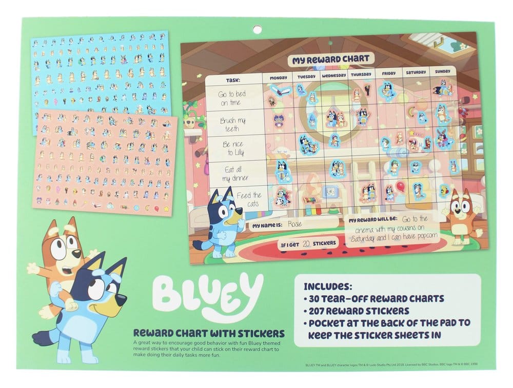 Bluey Reward Chart Set [3]