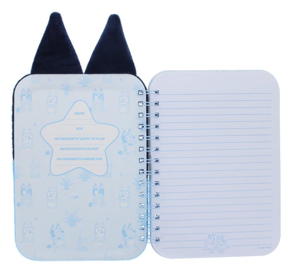 Bluey Plush Notebook Blue [1]