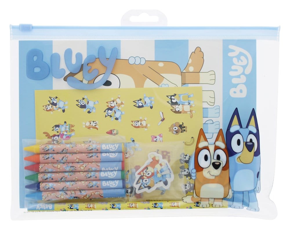 PRECOMENZI - Bluey 11-Piece Stationery Set