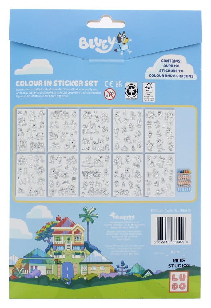 Bluey Sticker Colouring Set [1]