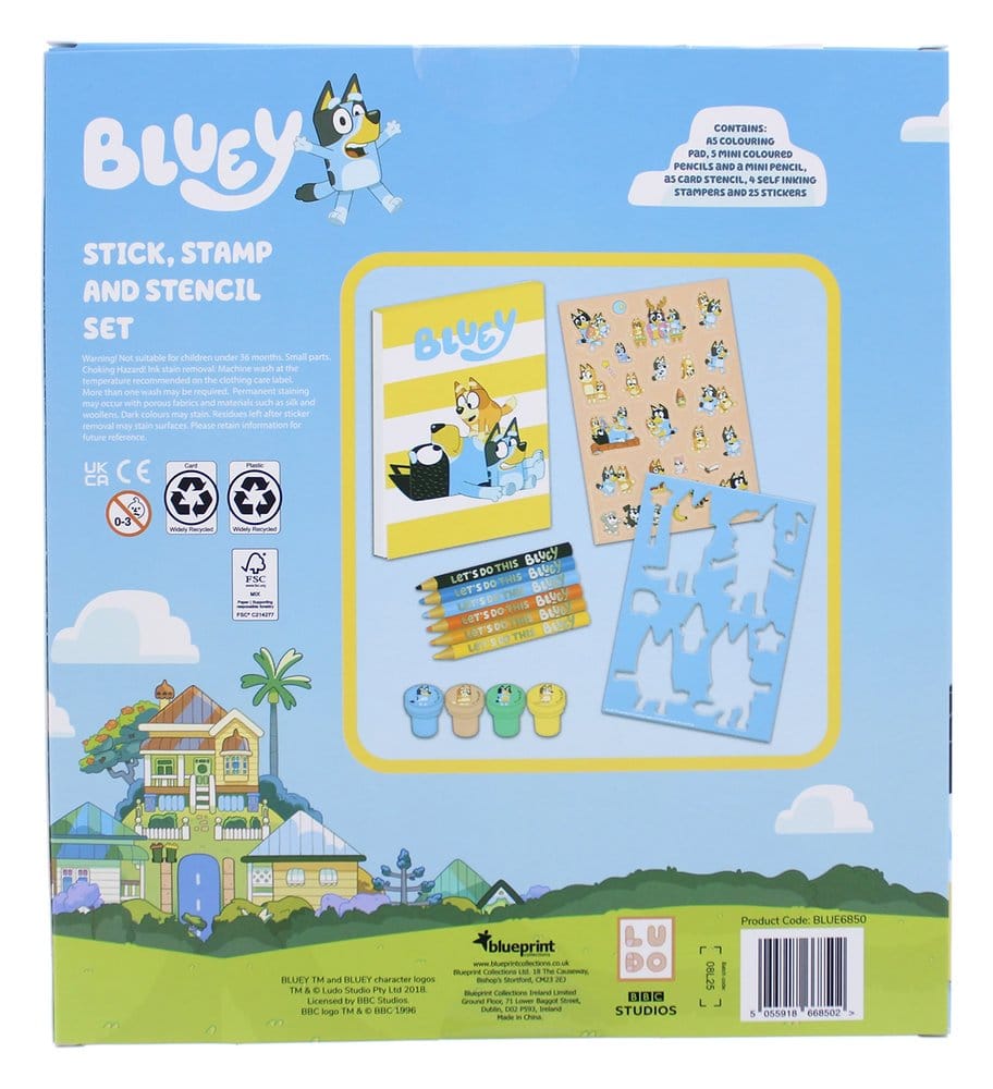 Bluey 14-Piece Creative Colouring Set [3]