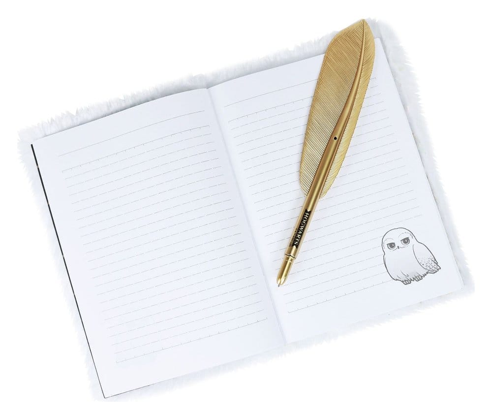 Harry Potter Plush Notebook Set with Pen Hedwig Magical Locations [1]