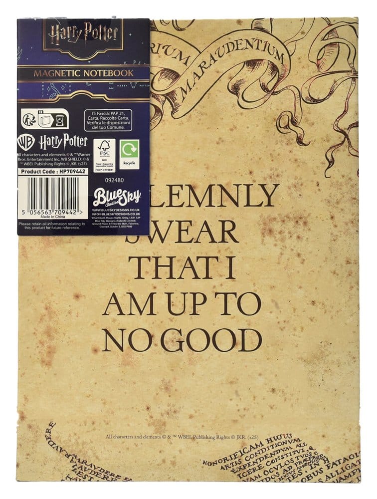 Harry Potter Notebook A5 Marauder's Map [2]