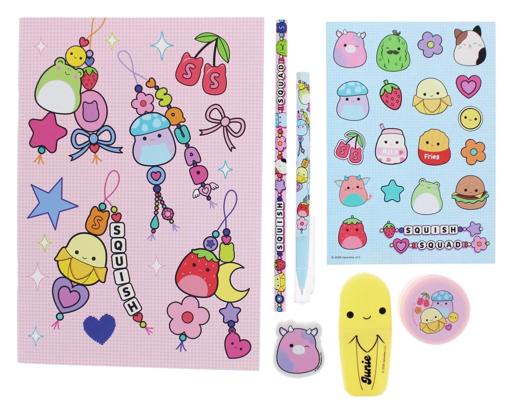 Squishmallows Stationery Set Squish Squad 7-piece [6]
