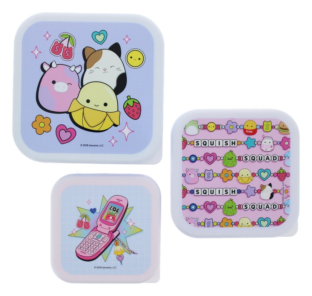 Squishmallows Snack Boxes 3-Pack [5]
