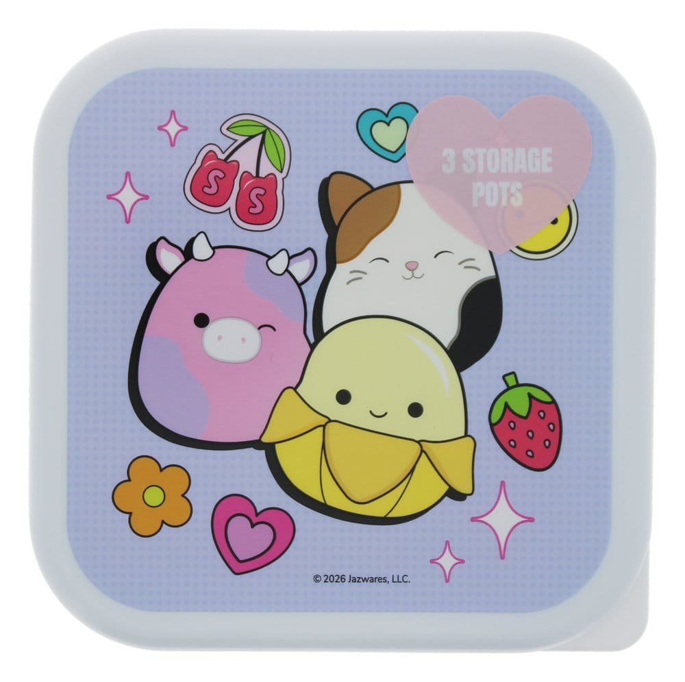 PRECOMENZI - Squishmallows Snack Boxes 3-Pack