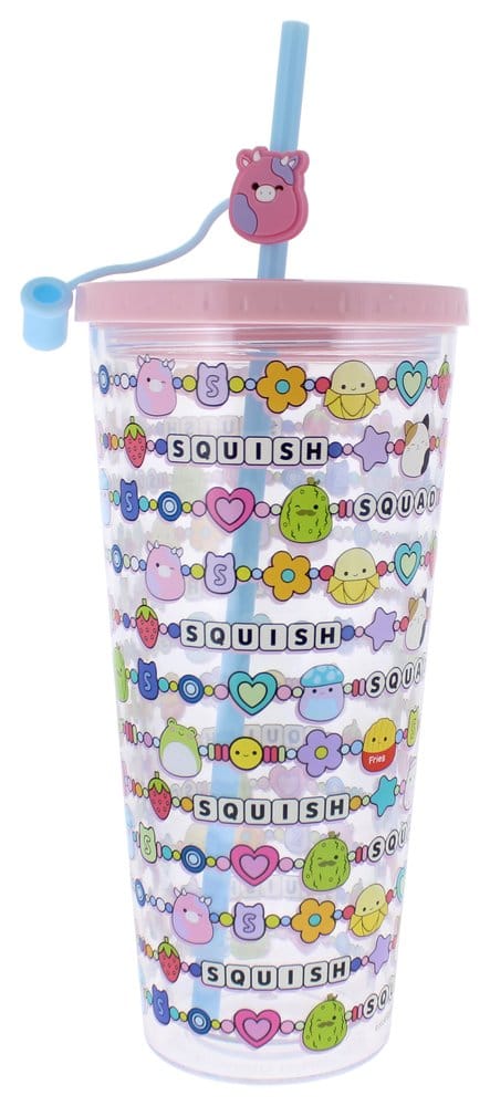 PRECOMENZI - Squishmallows Tumbler with Straw Squish Squad 700 ml