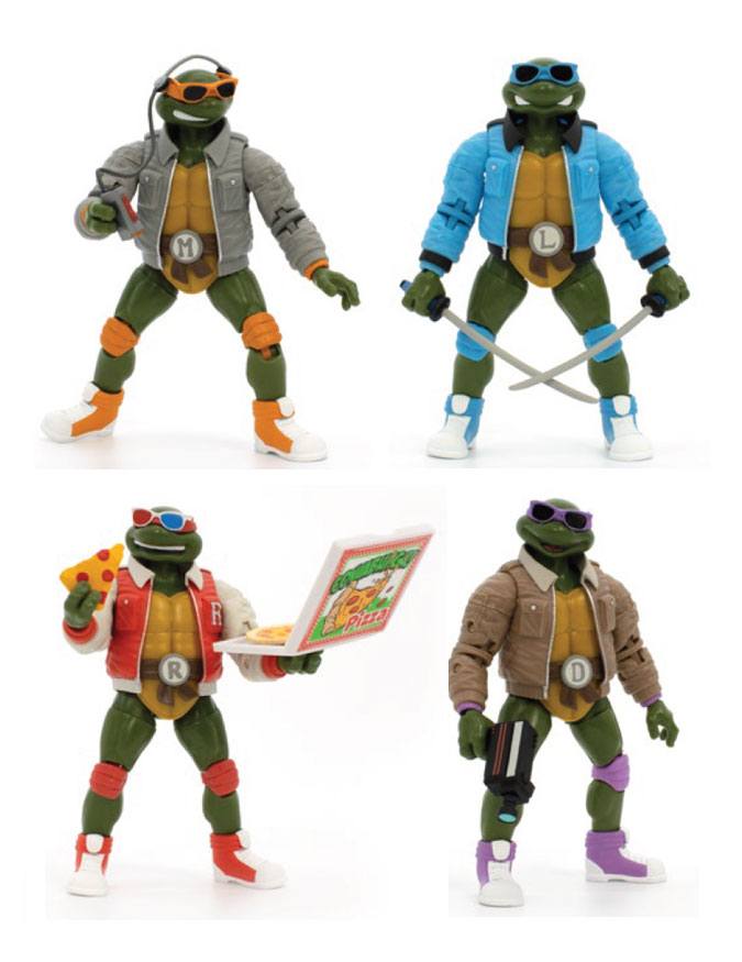 Teenage Mutant Ninja Turtles BST AXN Action Figures 13 cm Street Gang Assortment #2 Exclusive (4)