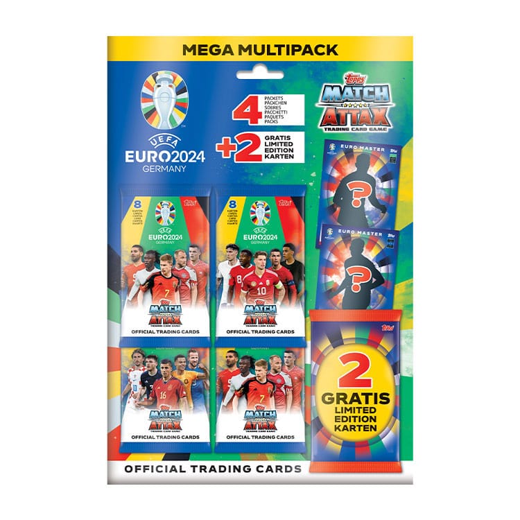 Topps EURO 2024 Match Attax Trading Cards - MEGA Multipack
