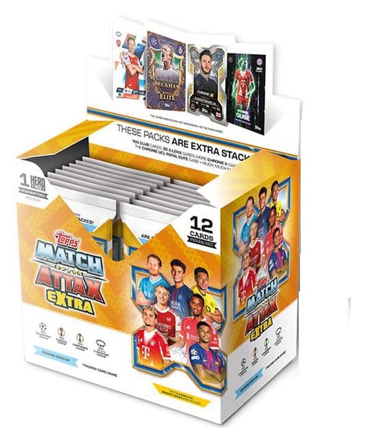 UEFA Champions League Match Attax Extra Trading Cards 2025/26 Booster Display (32) 