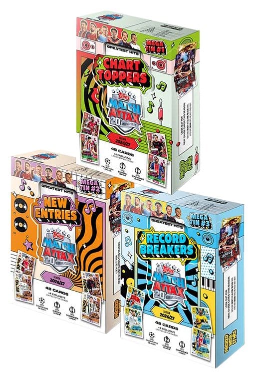 UEFA Club Competition Match Attax 2026/27 Trading Cards Greatest Hits Mega Tin