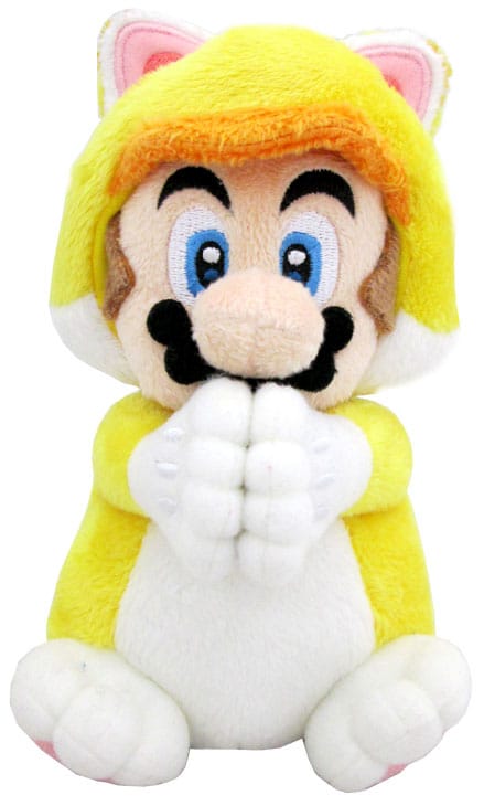 Super Mario Magnet Plush Figure Cat Mario 19 cm