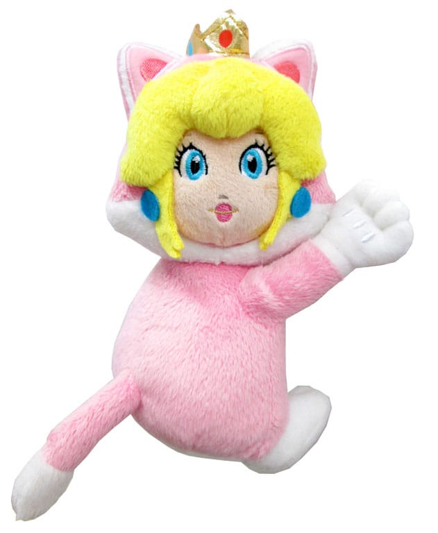 Super Mario Magnet Bamse - Cat Peach 19 cm