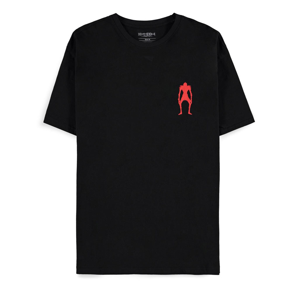 Death Note Heren Tshirt -L- Eat The Apple Zwart