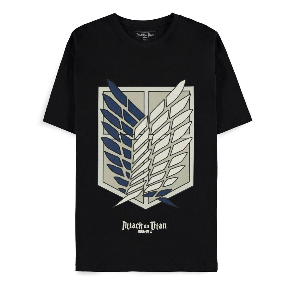 Attack On Titan Heren Tshirt -XL- Season 4 Zwart
