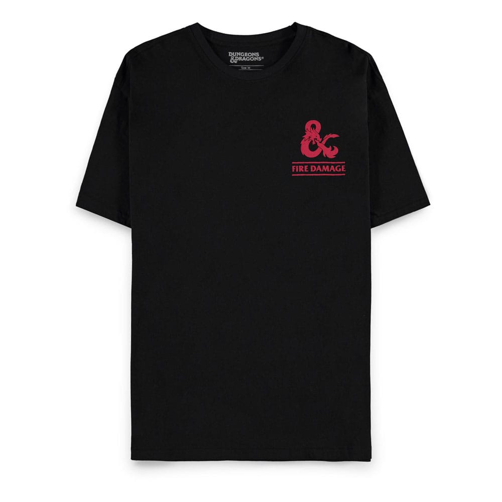 Dungeons & Dragons Heren Tshirt -L- Logo Zwart