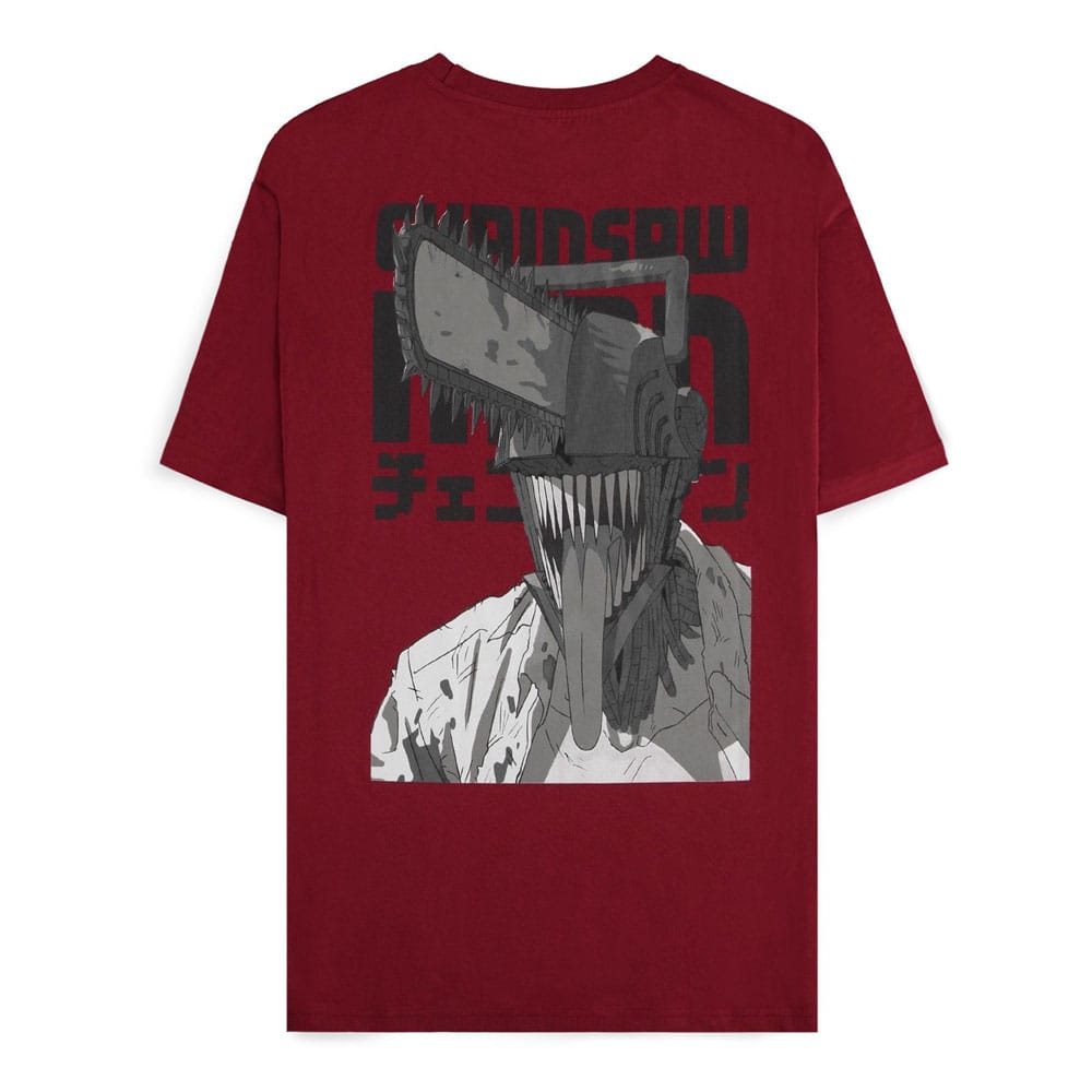 Chainsaw Man T-Shirt Smile Bordeaux  Size S