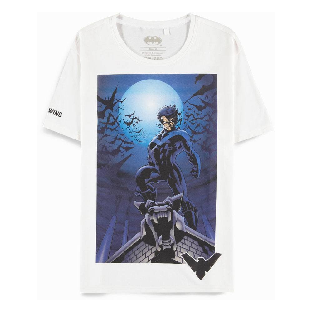 DC Comics Batman - Night Wing - Graphic Heren T-shirt - M - Wit