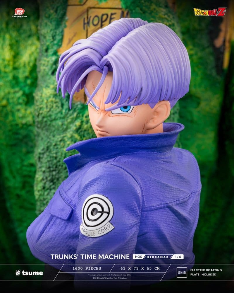 PRECOMENZI - Dragon Ball Z HQS Dioramax Figure 1/6 Trunks' Time Machine