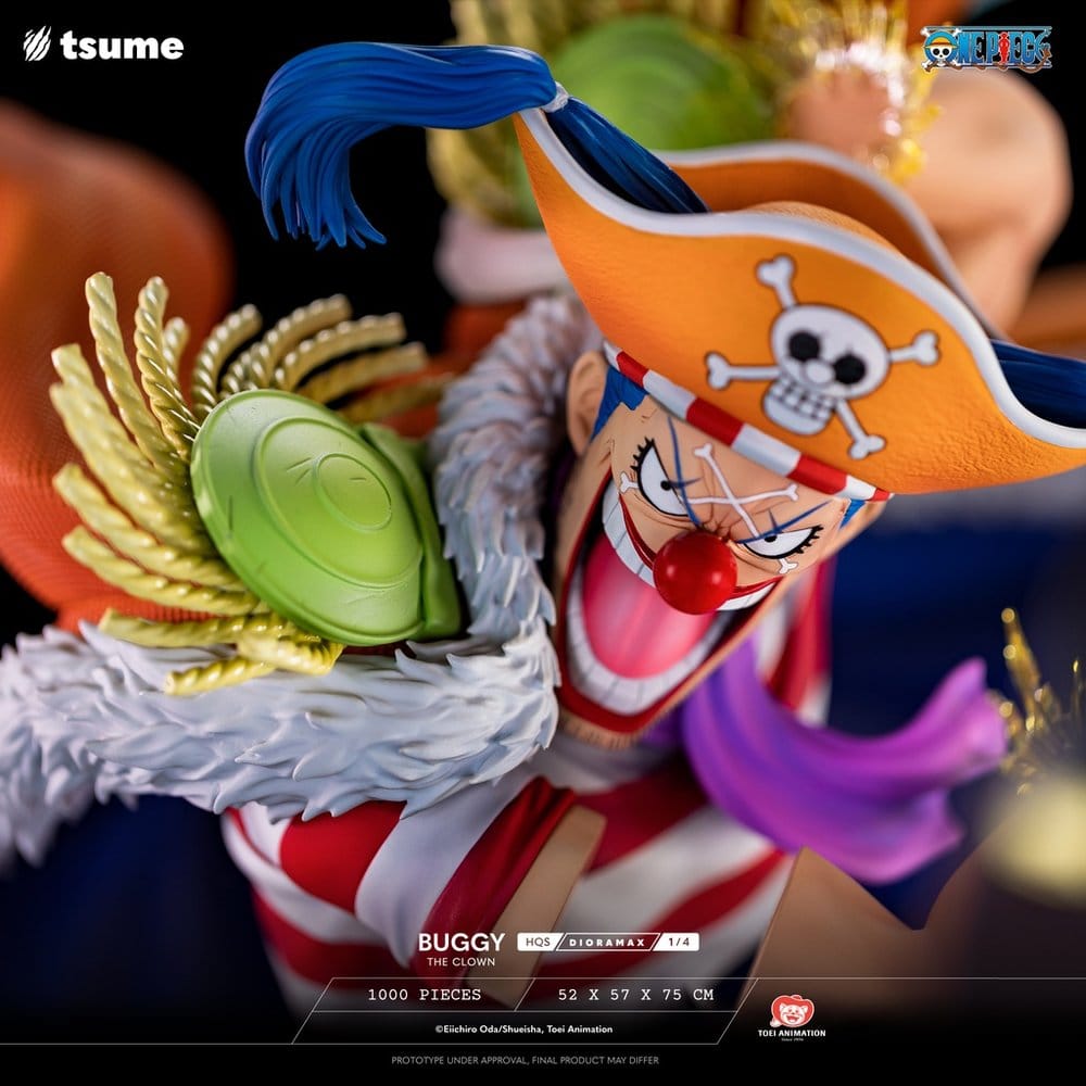 PRECOMENZI - One Piece HQS Dioramax Figure 1/4 Buggy the Clown