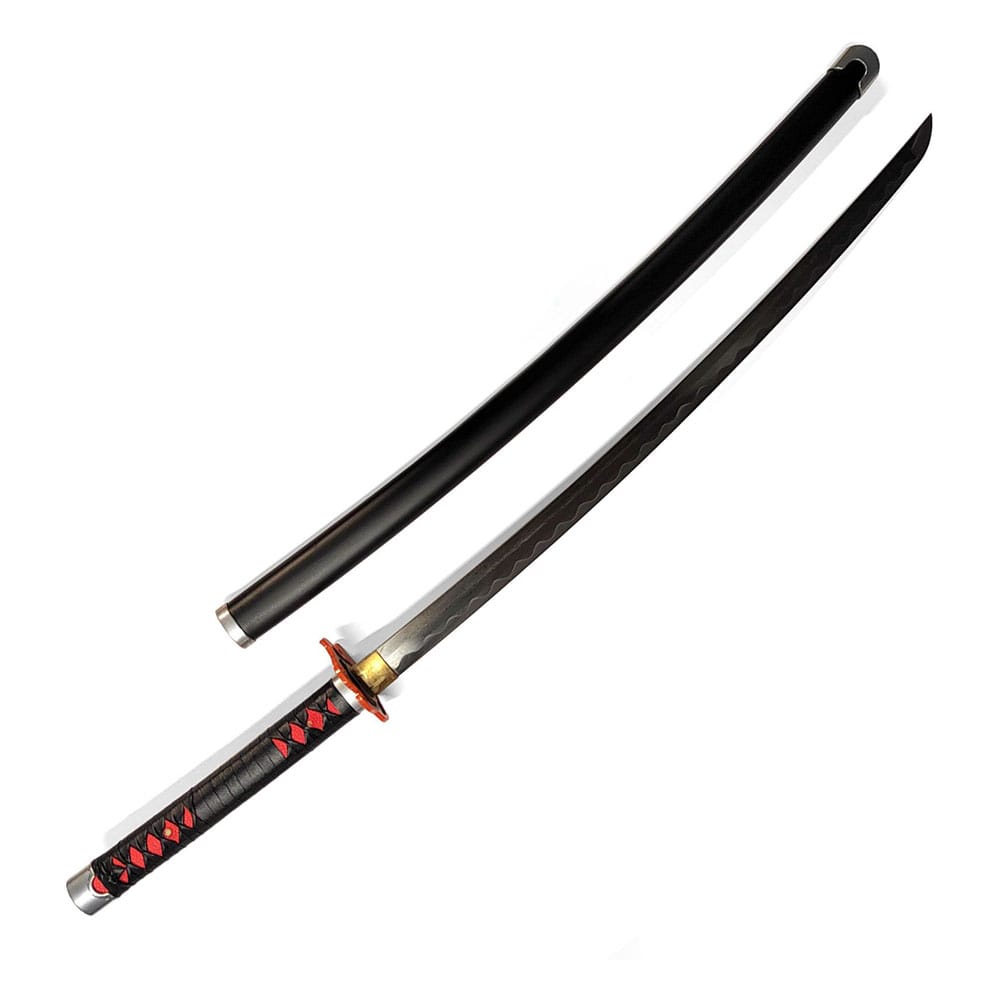 Demon Slayer Kimetsu No Yaiba Replica 1/1 Sword Tanjiro Kamado V2 Fire Breath 74 cm