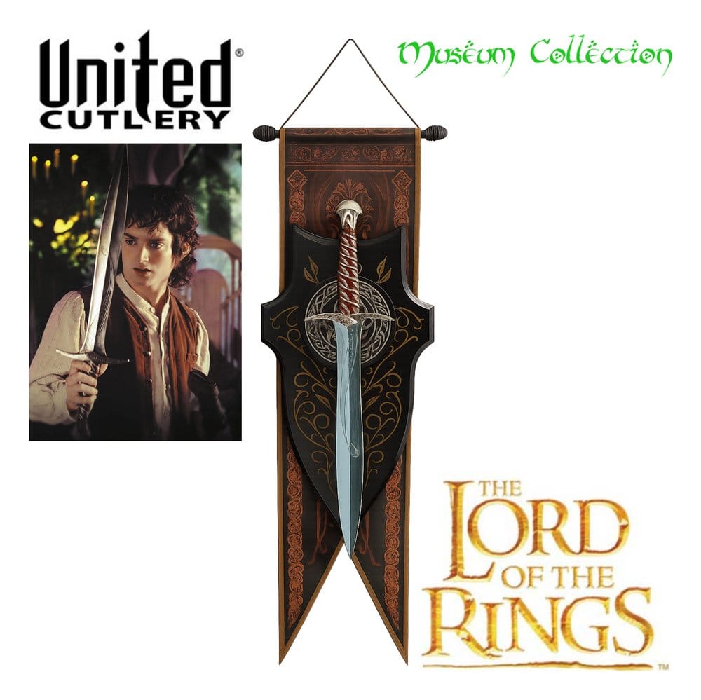 PRECOMENZI - Lord of the Rings Museum Collection Replica Sting Sword (Blue Blade)