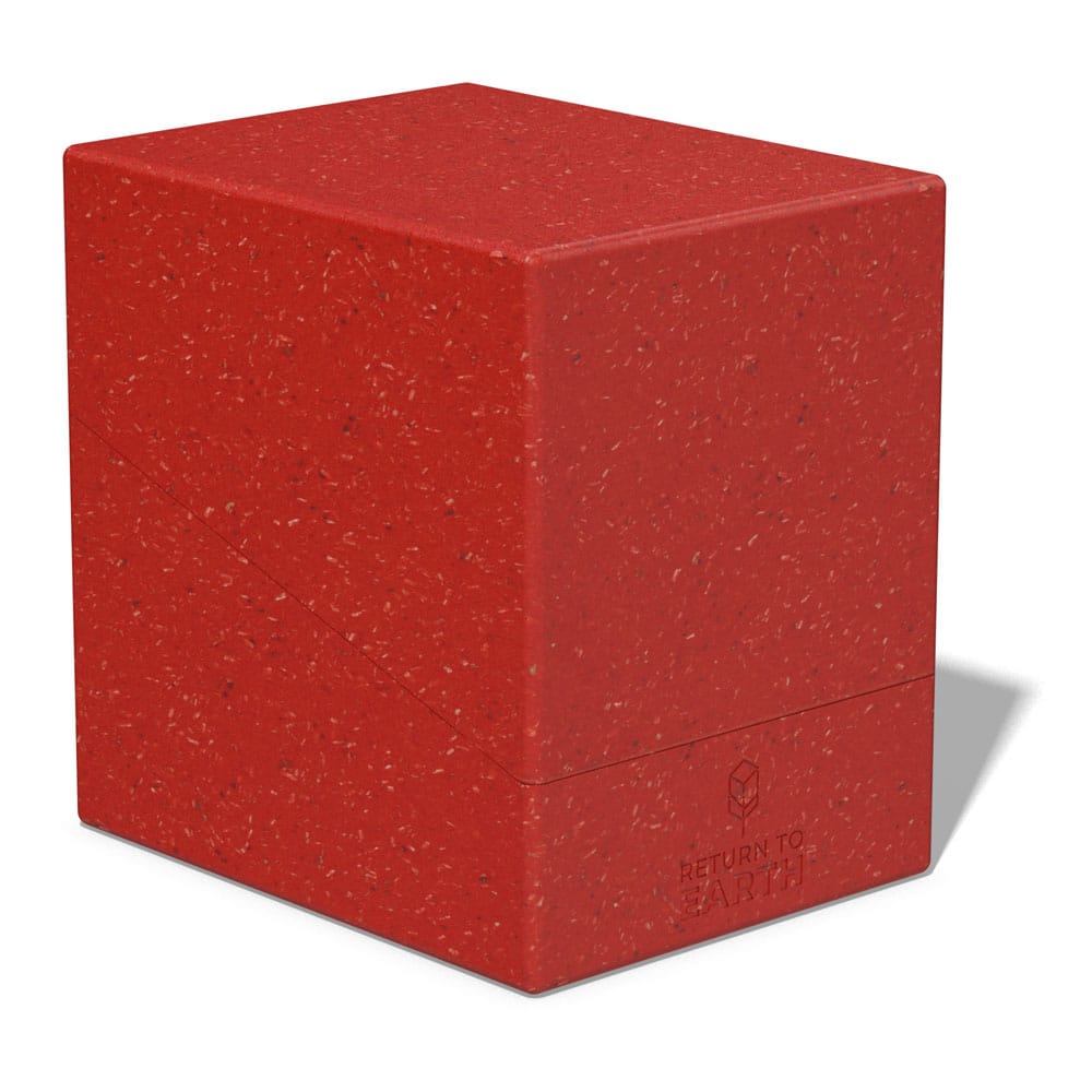 Ultimate Guard Return To Earth Boulder Deck Case 133  Standard Size Red