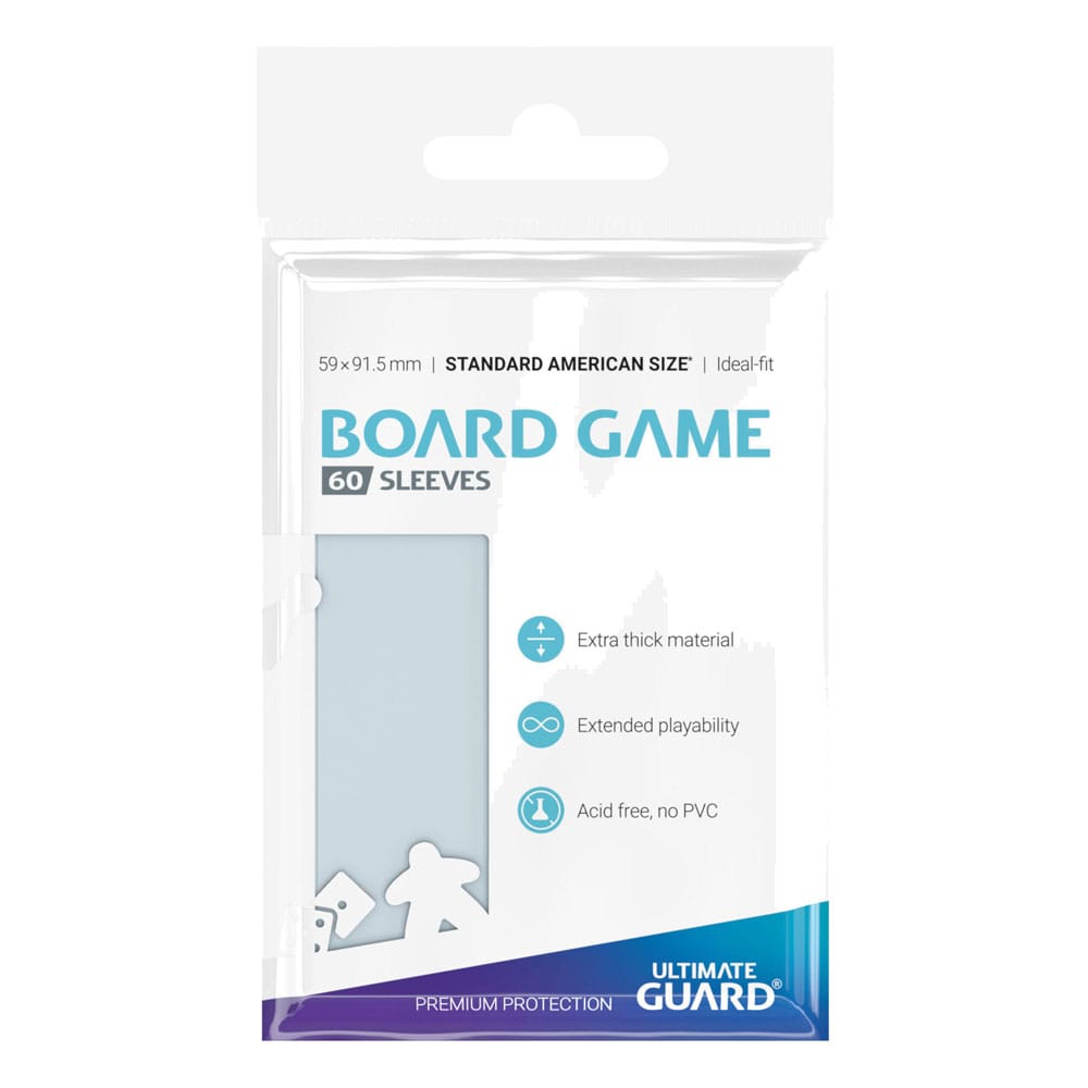 Ultimate Guard Premium Soft Sleeves for Board Game Cards Standard American (60)