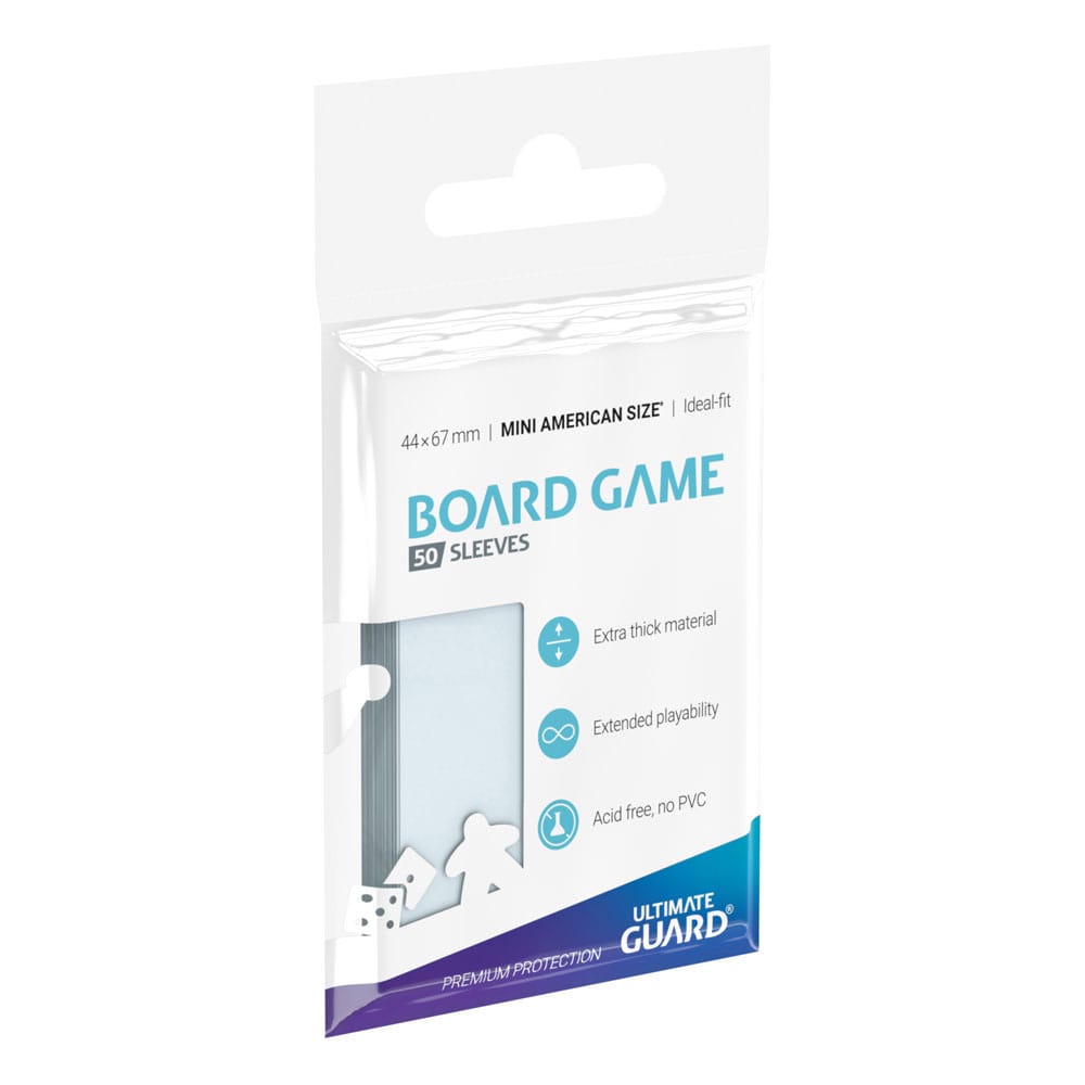 Ultimate Guard Premium Soft Sleeves for Board Game Cards Mini American (50)