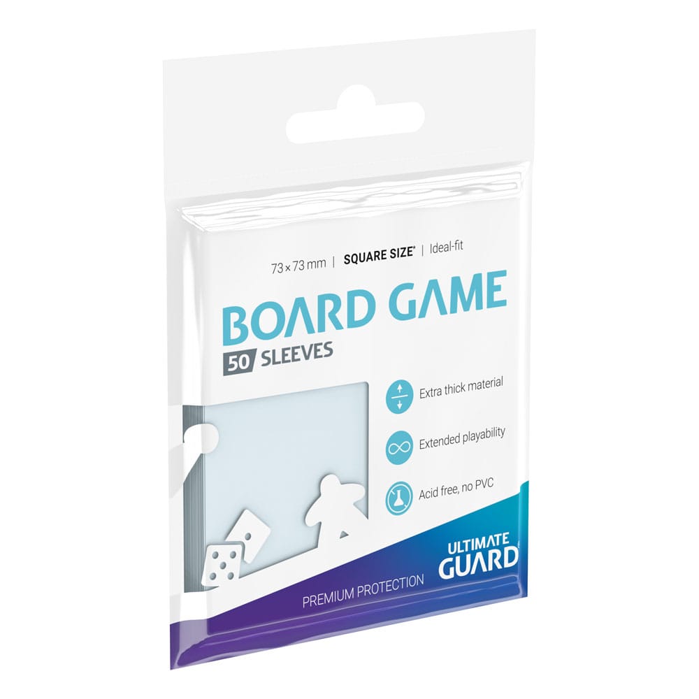 Ultimate Guard Premium Soft Sleeves for Board Game Cards Square (50)