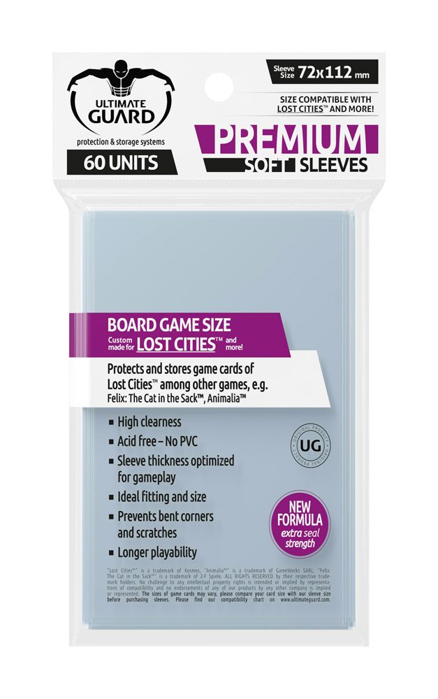Køb Ultimate Guard Premium Soft Sleeves for Board Game Cards Lost