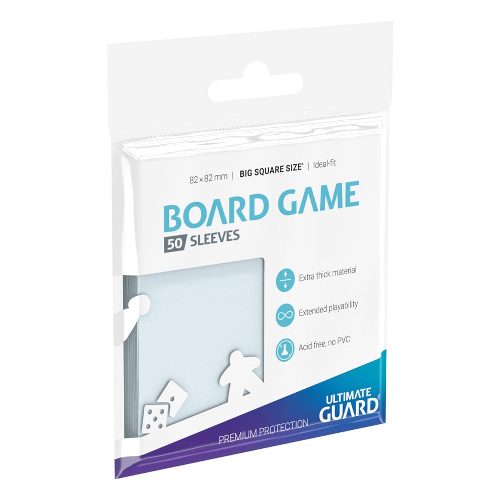 Ultimate Guard Premium Soft Sleeves for Board Game Cards Big Square (50)