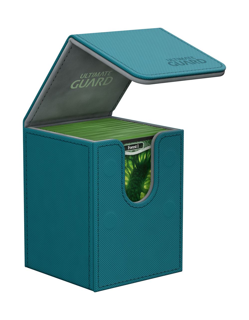 Ultimate Guard Flip Deck Case 100+ Standard Size XenoSkin Petrol Blue