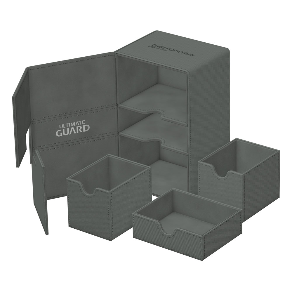 Ultimate Guard Twin Flip`n`Tray 160  XenoSkin Monocolor Grey