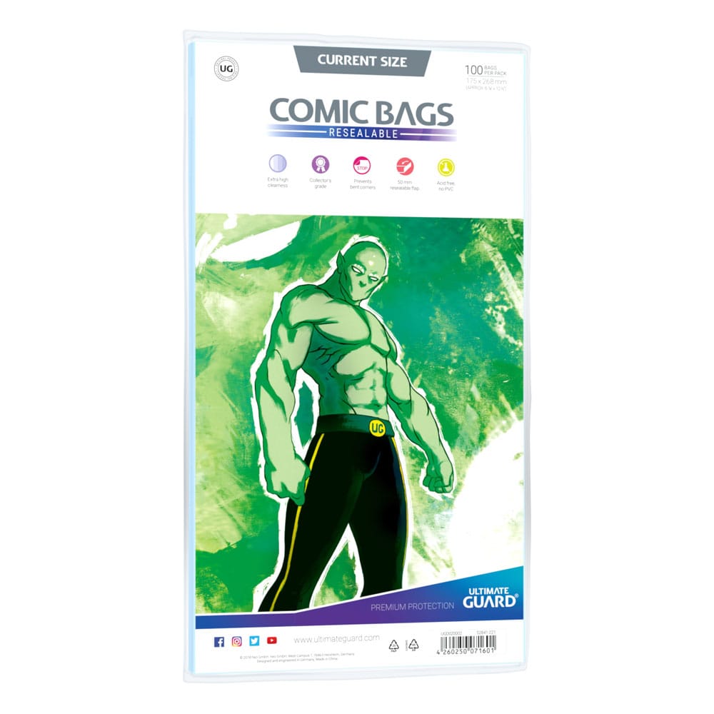 Ultimate Guard Comic Bags Resealable Current Size (100)