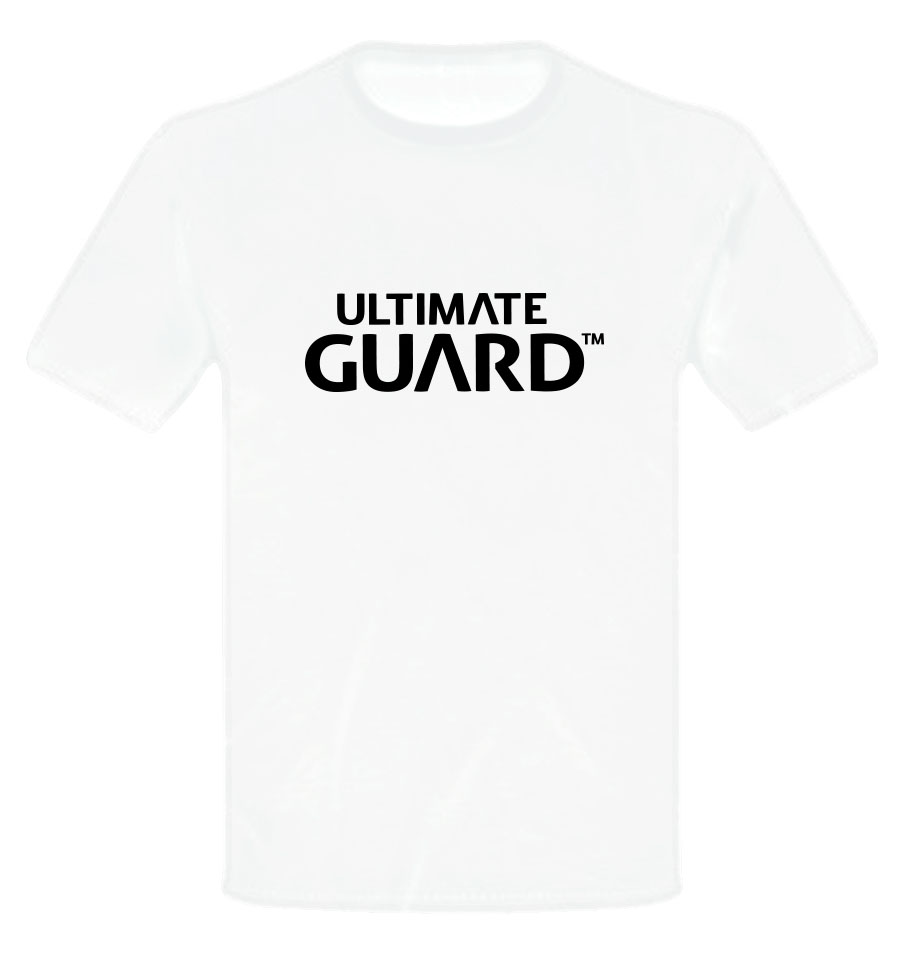 Ultimate Guard T-Shirt Wordmark White Size XXL