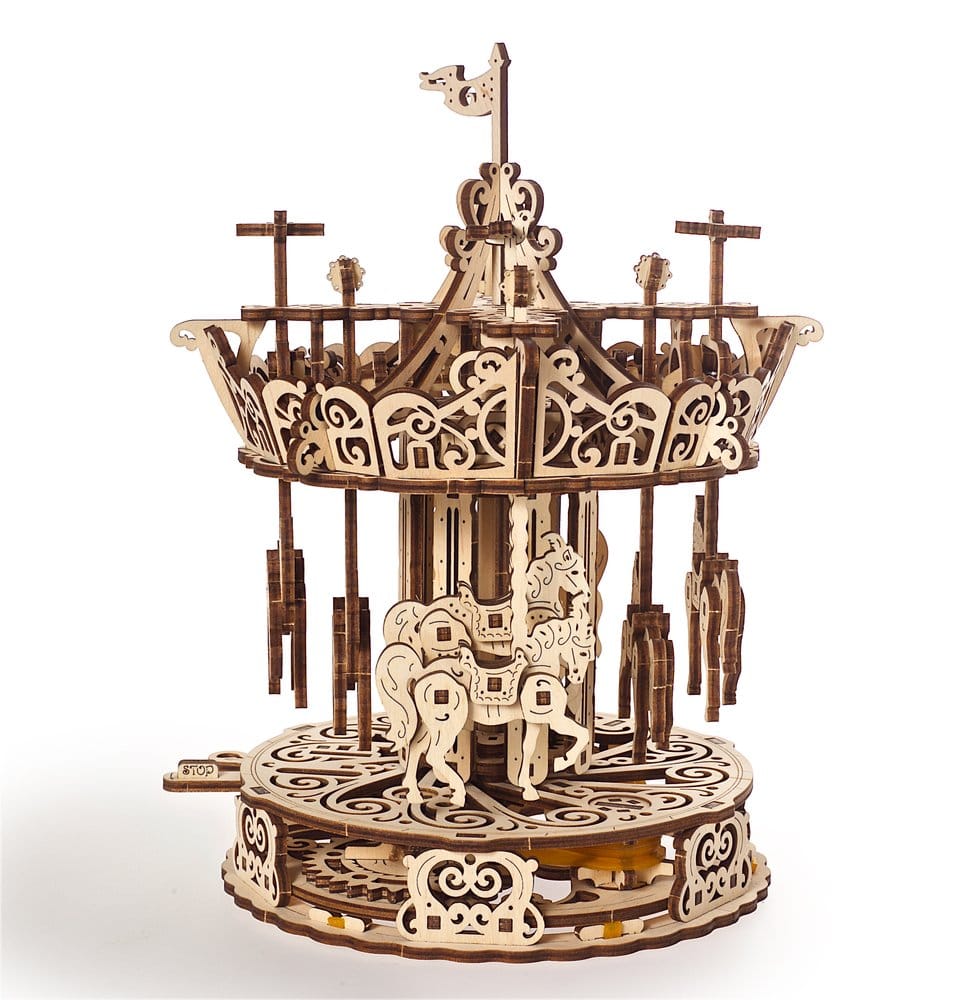 Ugears 3D Wooden Puzzle Carousel