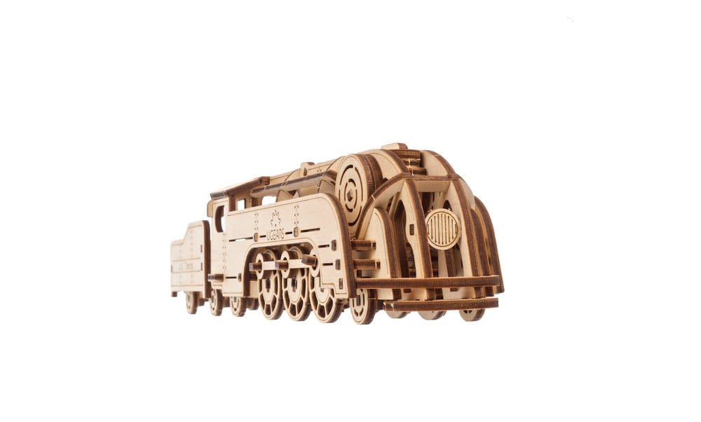 Ugears 3D Wooden Puzzle Mini Locomotive [4]