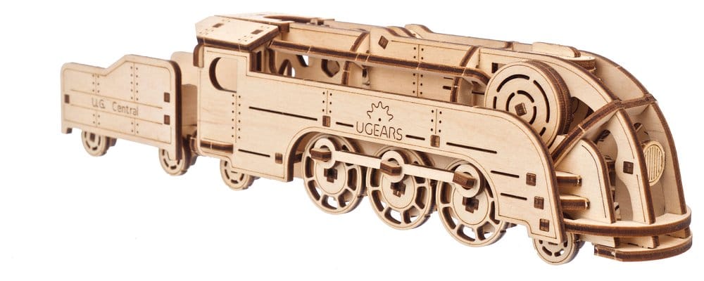 Ugears 3D Wooden Puzzle Mini Locomotive [7]