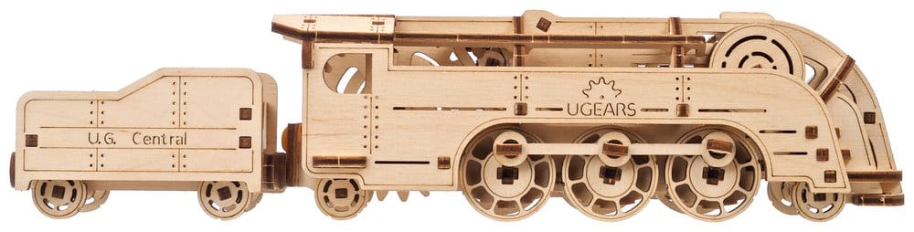 Ugears 3D Wooden Puzzle Mini Locomotive [9]