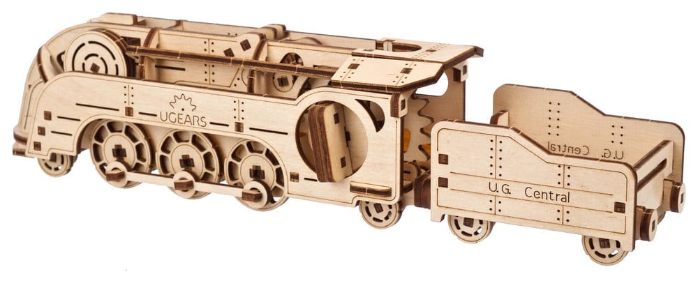 Ugears 3D Wooden Puzzle Mini Locomotive [19]