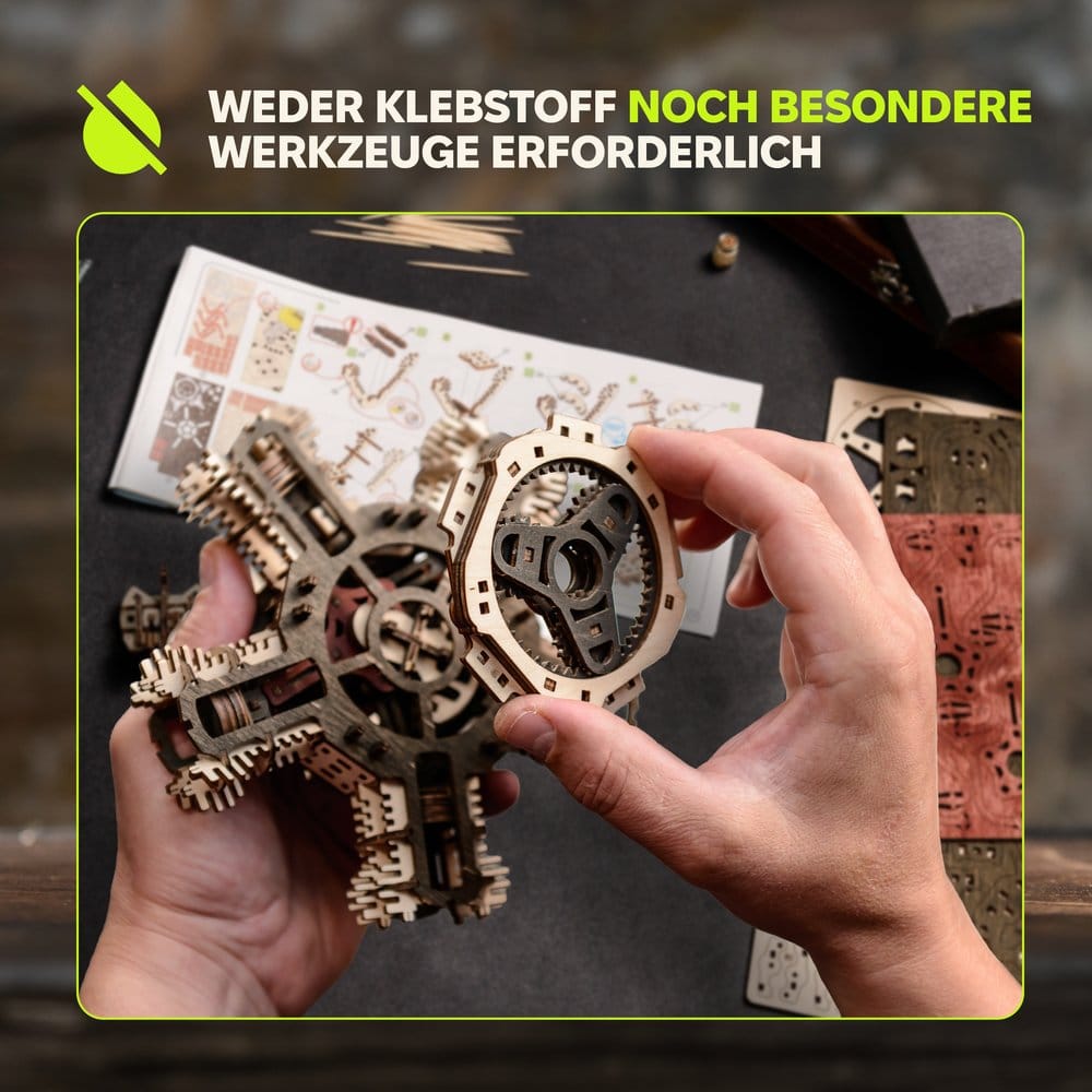 Ugears 3D Wooden Model Kit R-5 Aircraft Engine 25 cm [2]