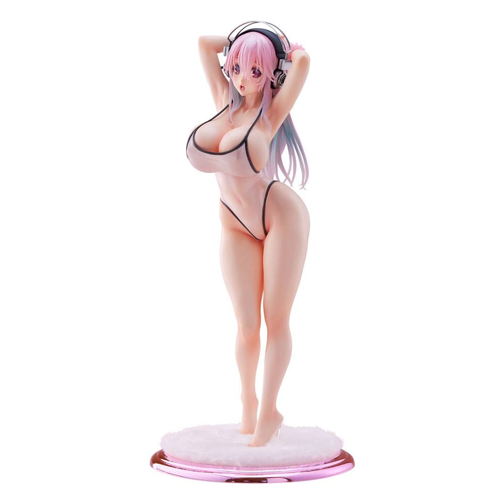Super Sonico DreamTech PVC Statue 1/7 Super Sonico White Swimsuit Style 26 cm