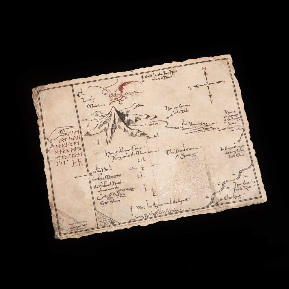 The Hobbit Art Print Thorin's Map 40 x 30 cm [1]